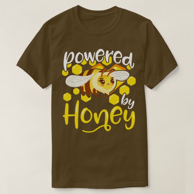 Powered by Honey Beekeeper T-Shirt (Design vorne)