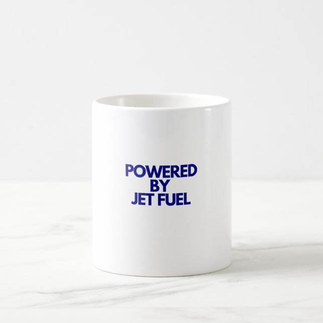 Powered By Jet Fuel Mug (Centre)