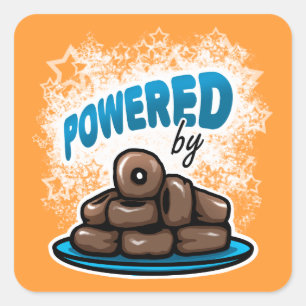 Powered by Little Chocolate Donuts autocollants