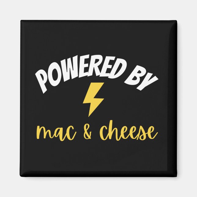 Powered by Mac und Cheese Magnet (Vorne)