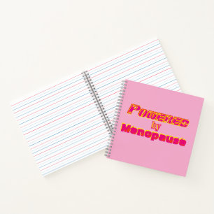 Powered by Menopause 1 Notizbuch