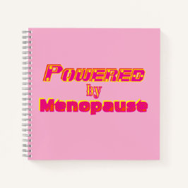Powered by Menopause 1 Notizbuch