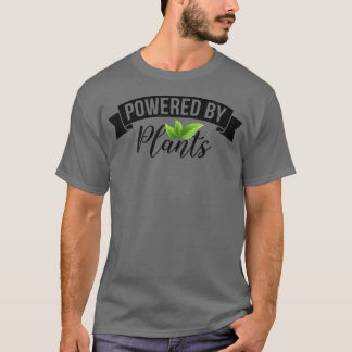 Powered by Pflanze Graphic Men Women Vegetarian Ve T-Shirt
