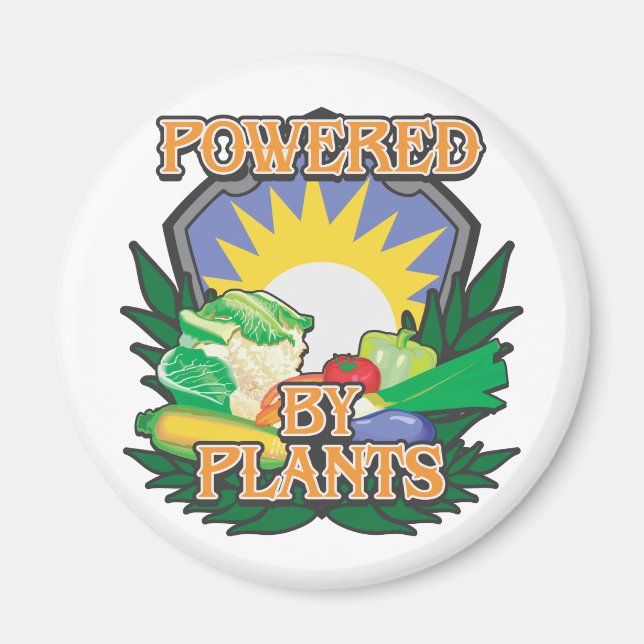 Powered by Pflanze Magnet (Vorne)