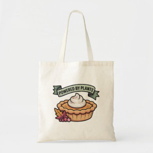 Powered by Pflanze Pumpkin Pie ・ Veganer Erntedank Tragetasche