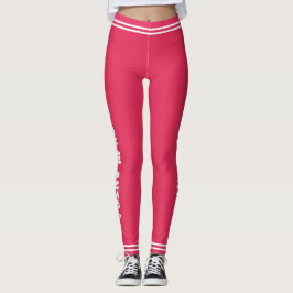 Powered by Pflanze Vegan rosa minimal Leggings
