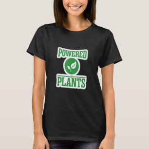 Powered by Pflanze Vegan Vegetarian Green Life T-Shirt