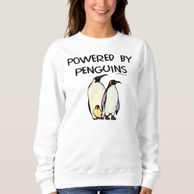 Powered by Pinguins Sweatshirt (Vorderseite)