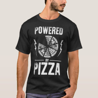 Powered by Pizza Funny Pizza Lover T-Shirt