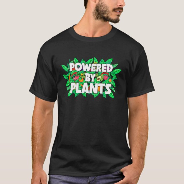 Powered By Plants T-Shirt (Vorderseite)
