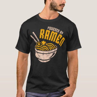 Powered by Ramen japanische Liebe Anime Noodles T-Shirt