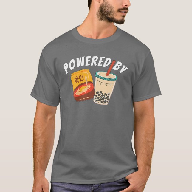 Powered by Ramen T-Shirt (Vorderseite)