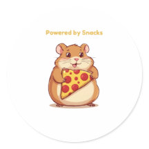 Powered by Snacks - Funny Hamster Food Lover Desig