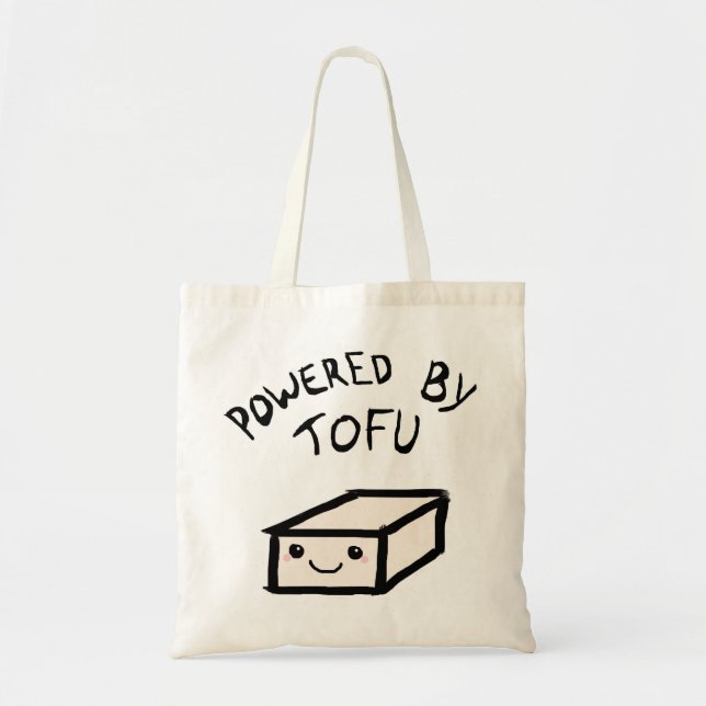 Powered by tofu tragetasche (Vorne)