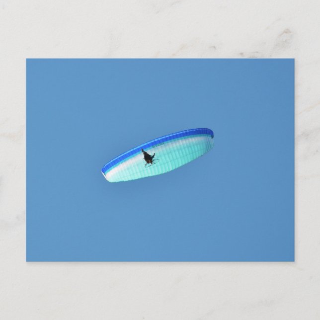 Powered Paraglider Postkarte (Vorderseite)