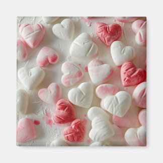 Powered Sugar Heart Candy Magnet