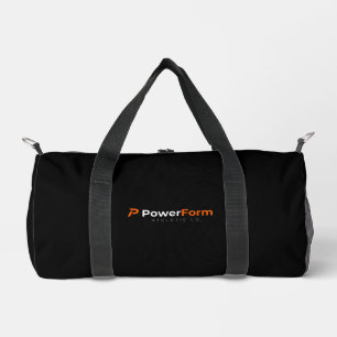PowerForm Athletic Co. schwarze Sporttasche Duffle Bag