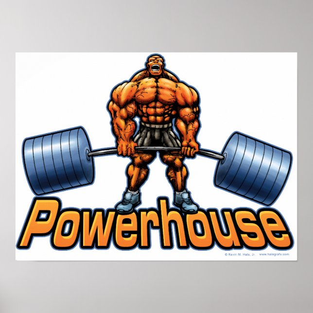 Powerhouse Deadlift Poster (Vorne)
