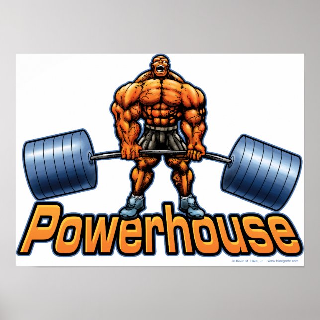 Powerhouse Deadlift Poster (Vorne)