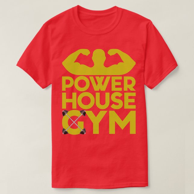 Powerhouse-Gym 1 T-Shirt (Design vorne)