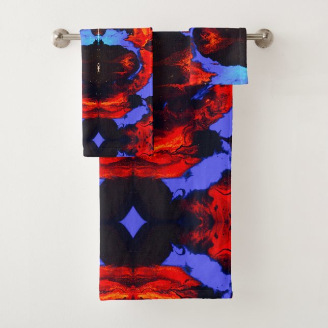 POWERHOUSE NYC ABSTRAKT BADHANDTUCH SET (Insitu)