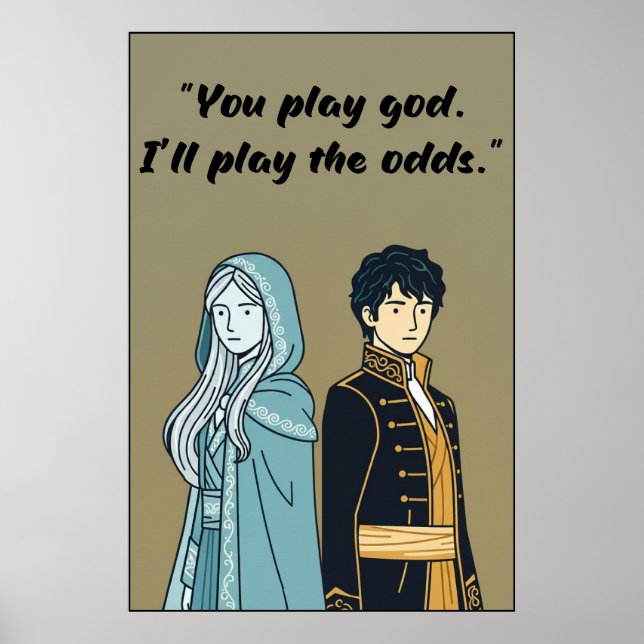 Powerless Book Quote Poster  (Vorne)