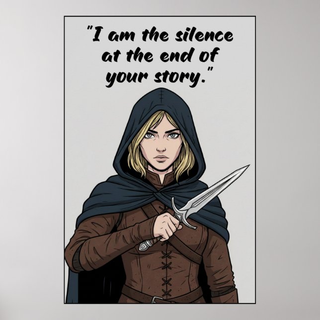 Powerless Book Quote Poster (Vorne)