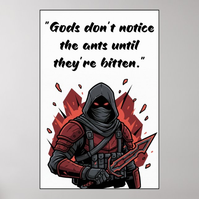 Powerless Book Quote Poster (Devant)