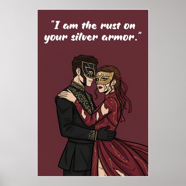 Powerless Book Quote Poster – I Am the Rust on You (Vorne)