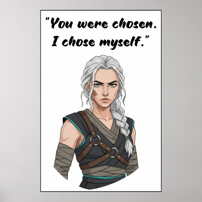 Powerless Quote Poster (Devant)