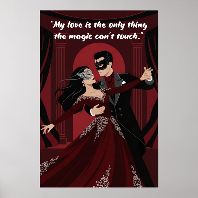 Powerless-Zitatposter  Poster (Vorne)