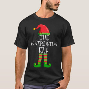 Powerlift Elf Family Matching Christmas Group T-Shirt
