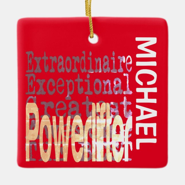 Powerlifter Extraordinaire CUSTOM Keramikornament (Vorderseite)