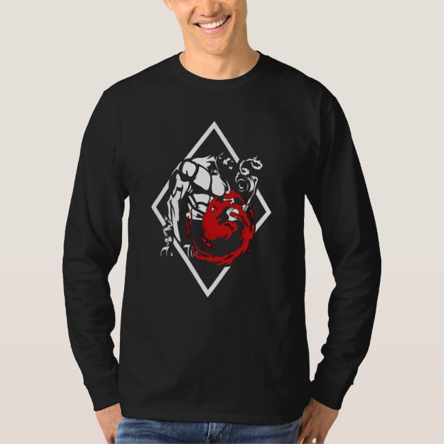 Powerlifting Workout Fitness  4 T-Shirt (Vorderseite)