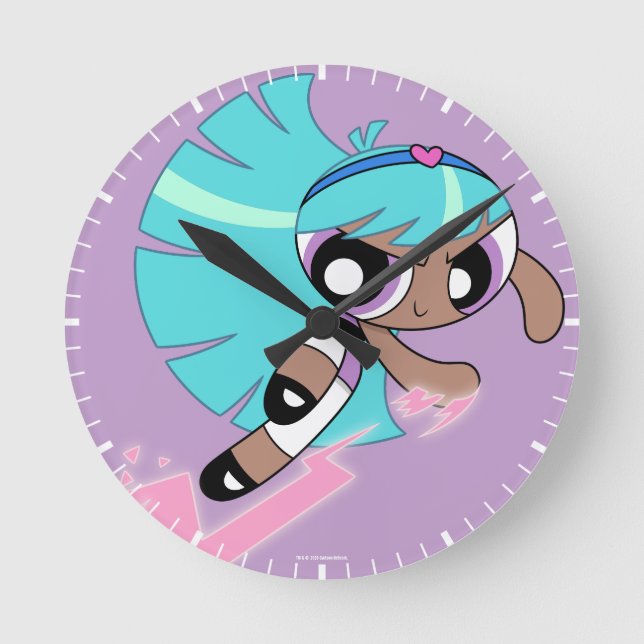 Powerpuff Girls Bliss Runde Wanduhr (Vorderseite)
