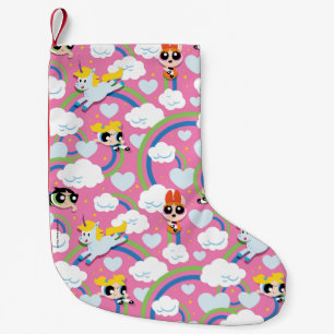 Powerpuff Girls & Donny Regenbogenmuster Kleiner Weihnachtsstrumpf