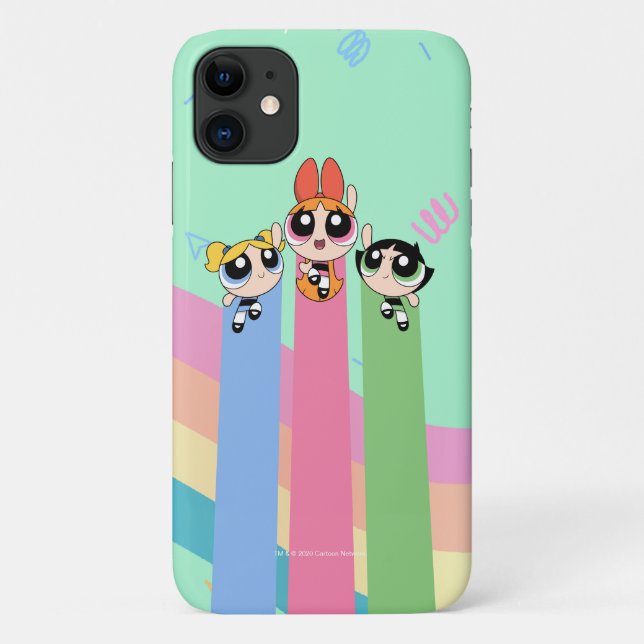 Powerpuff Girls Fly High Case-Mate iPhone Hülle (Rückseite)