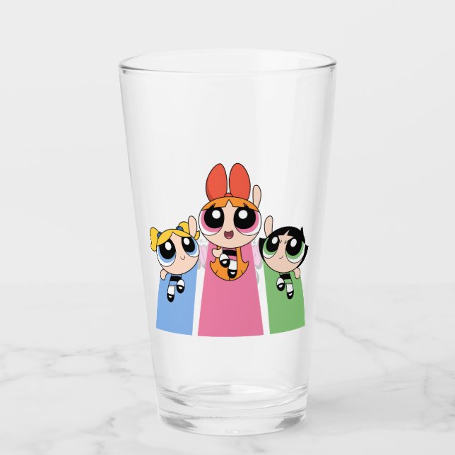 Powerpuff Girls Fly High Glas (Vorderseite)
