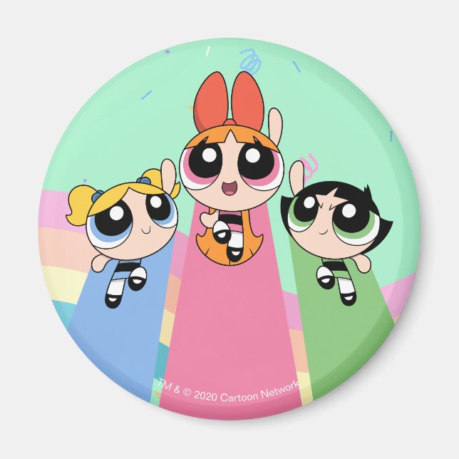 Powerpuff Girls Fly High Magnet (Vorne)