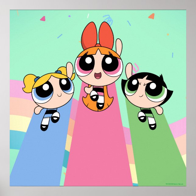 Powerpuff Girls Fly High Poster (Vorne)