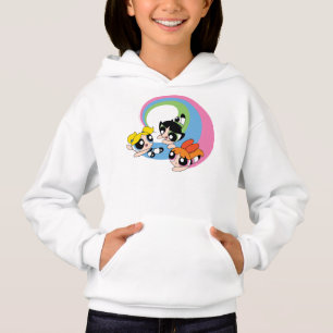 Powerpuff Girls Fly Through The Sky Hoodie