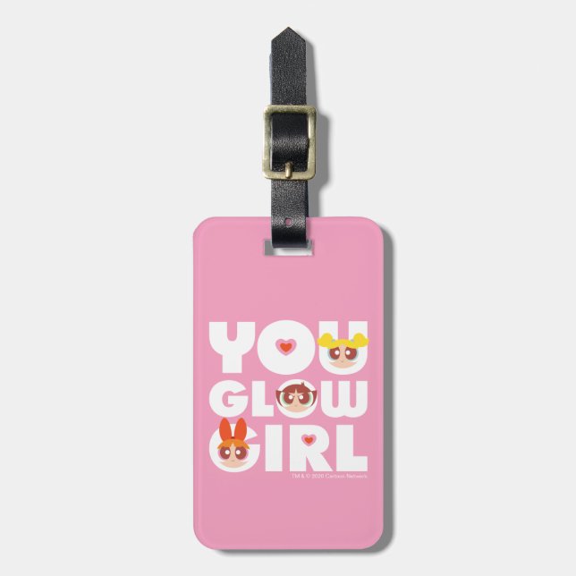 Powerpuff Girls: Glow Girl Gepäckanhänger (Vorderseite vertikal)