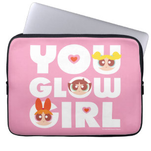 Powerpuff Girls: Ihr Glow Girl Laptopschutzhülle
