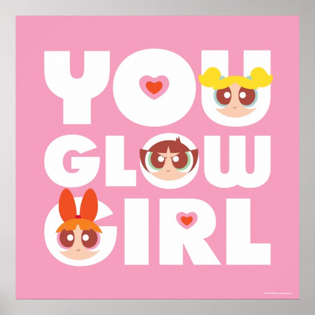 Powerpuff Girls: Ihr Glow Girl Poster (Vorne)