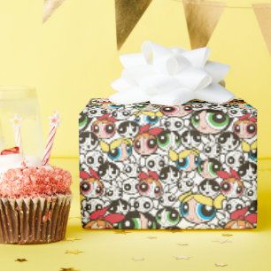 PowerPuff Girls-Muster Geschenkpapier