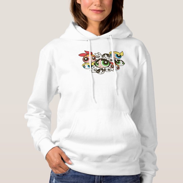 PowerPuff Girls-Muster Hoodie (Vorderseite)