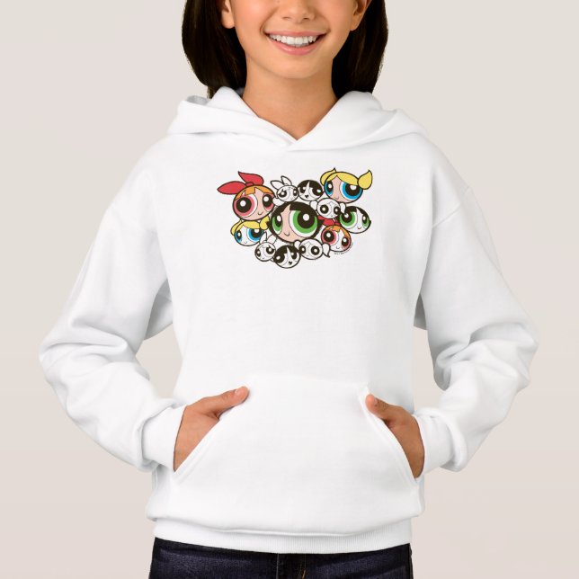 PowerPuff Girls-Muster Hoodie (Vorderseite)