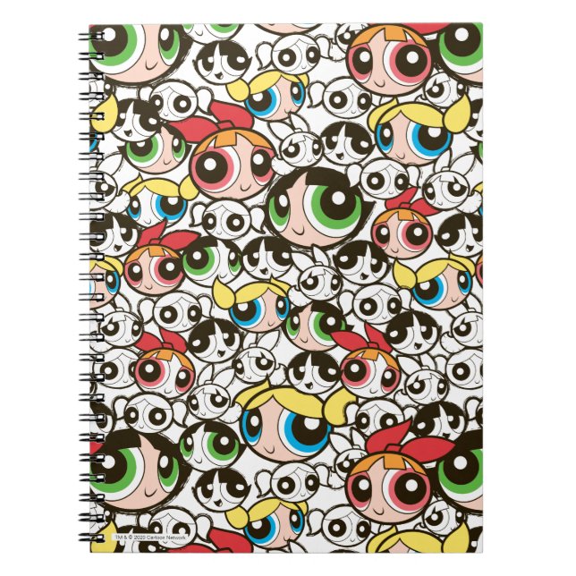 PowerPuff Girls-Muster Notizblock (Vorderseite)