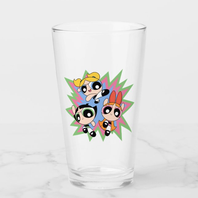 Powerpuff Girls Powfactor Glas (Vorderseite)