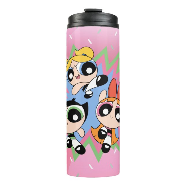 Powerpuff Girls Powfactor Thermosbecher (Vorderseite)